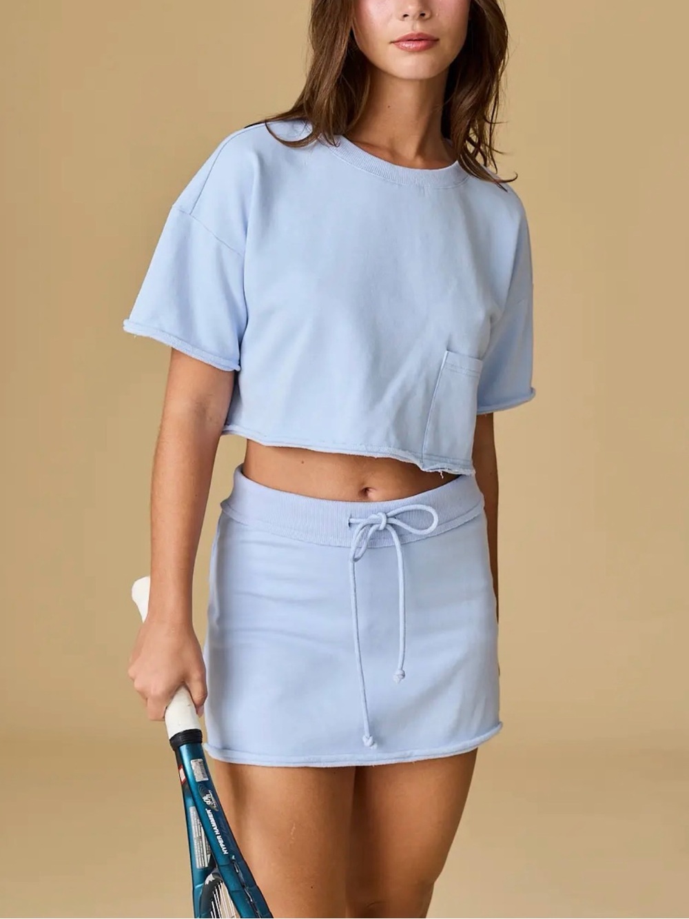 Skort Set - Baby Blue